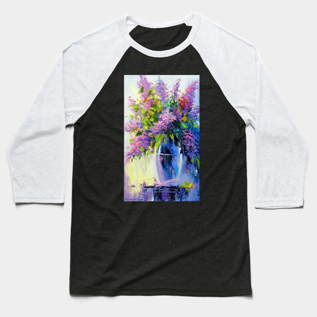 Bouquet of lilac Baseball T-Shirt by OLHADARCHUKART